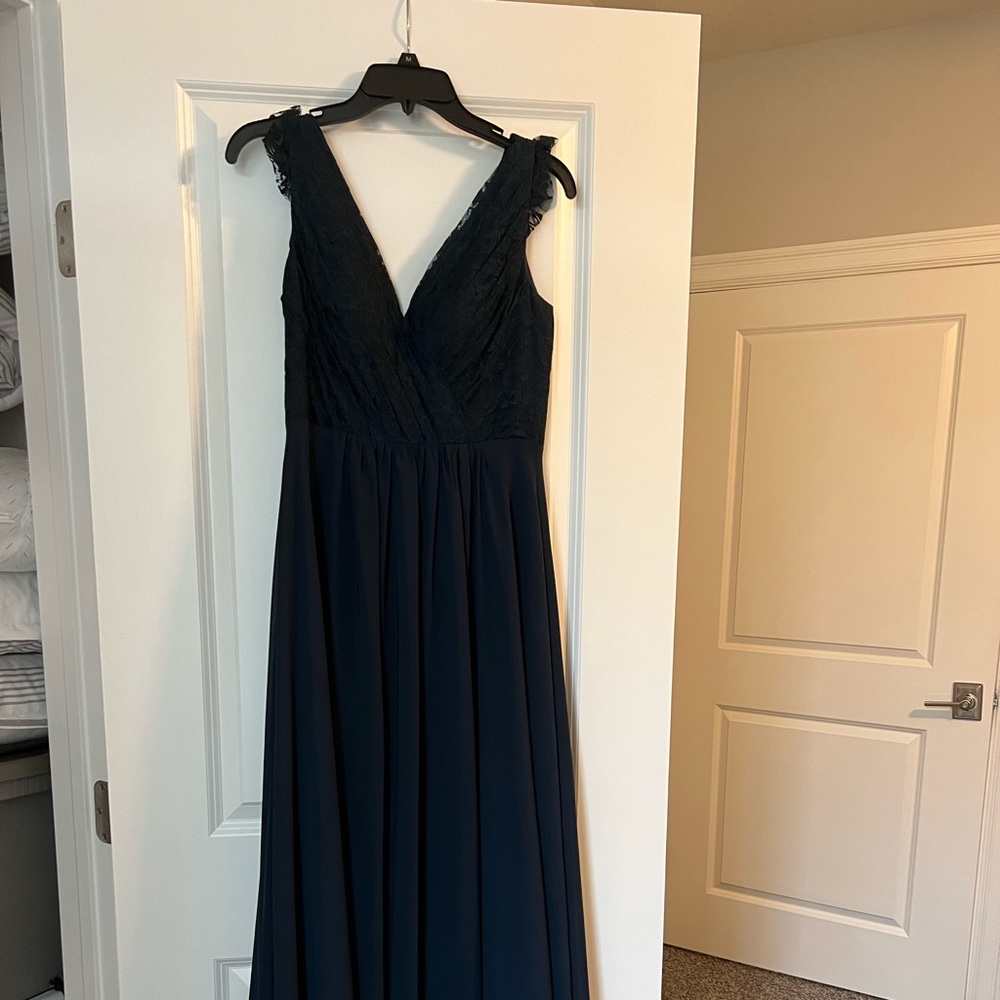 JJ’s House Dark Navy Bridesmaid Dress